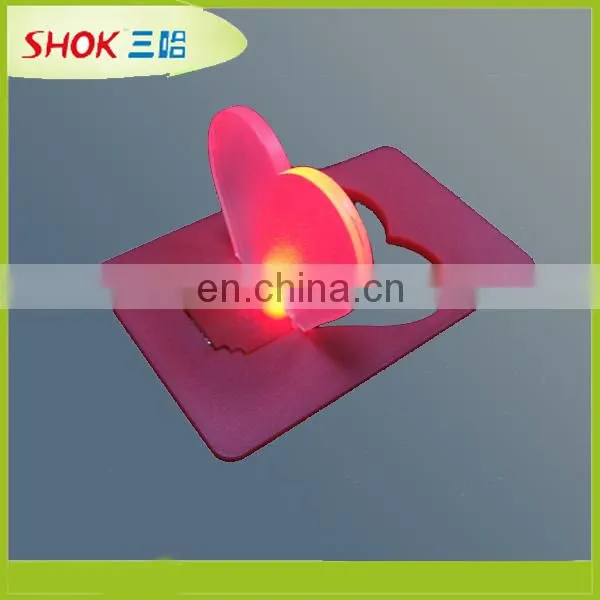 2015 Heart shaped LED pocket lamp card