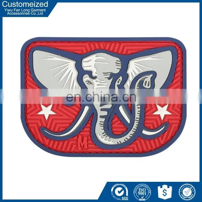 Custom made 3d soft pvc rubber label
