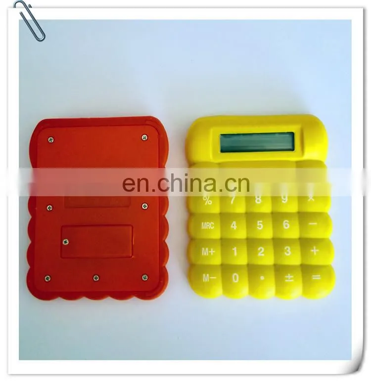 mini silicone plastic rubber smart promotion calculator