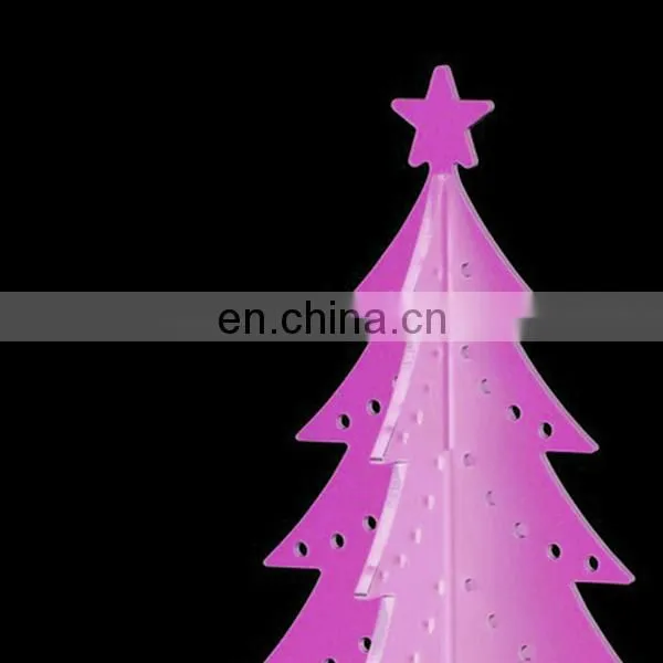 Hot sale chrismas gift LED acrylic christmas tree