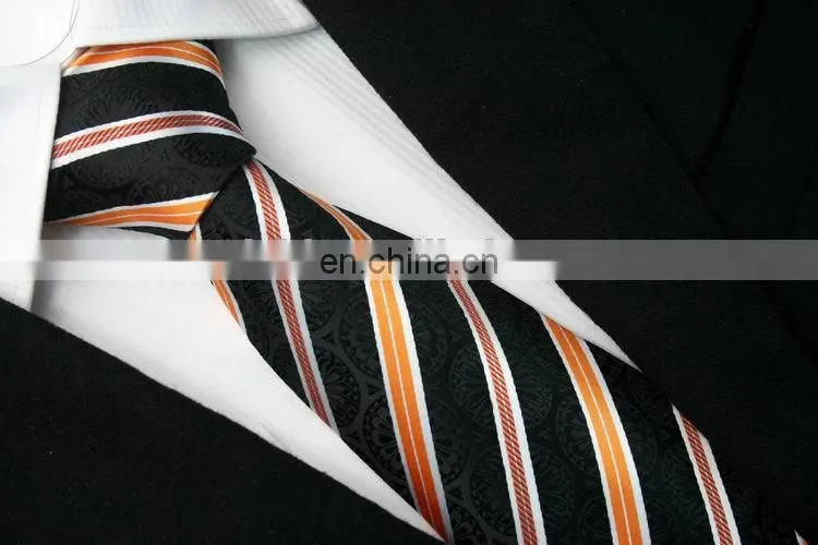 Custom silk made jacquard woven mens ties