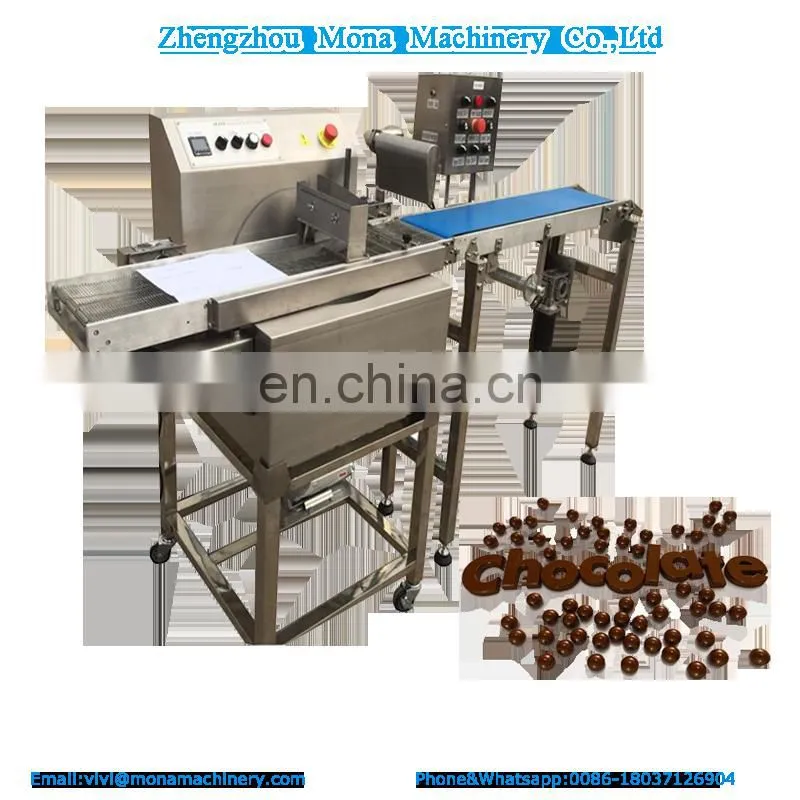 High output chocolate coating enrobing machine/small chocolate coating machine