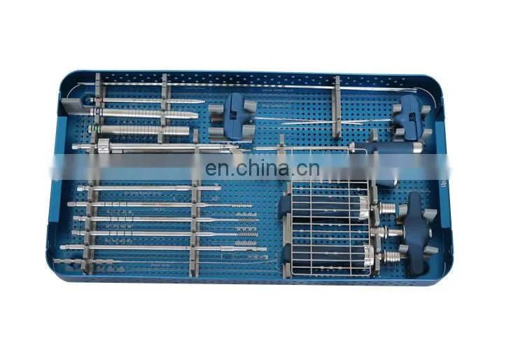 for Posterior Thoracolumbar Fixation System;Spine anterior thoracolumbar plate system;surgery instrument set