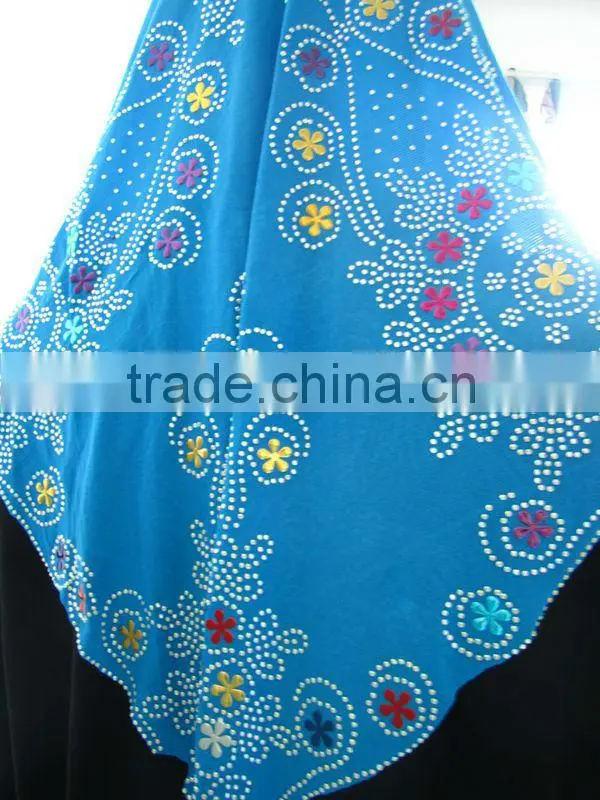 A525 polyester beautiful muslim hijab