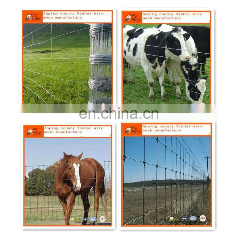 Safety Fence PVC Coated Steel for Cattle Fence Metal Heat Treated Pressure Treated Wood Type 1.8-2.5mm Everyday Xinhai