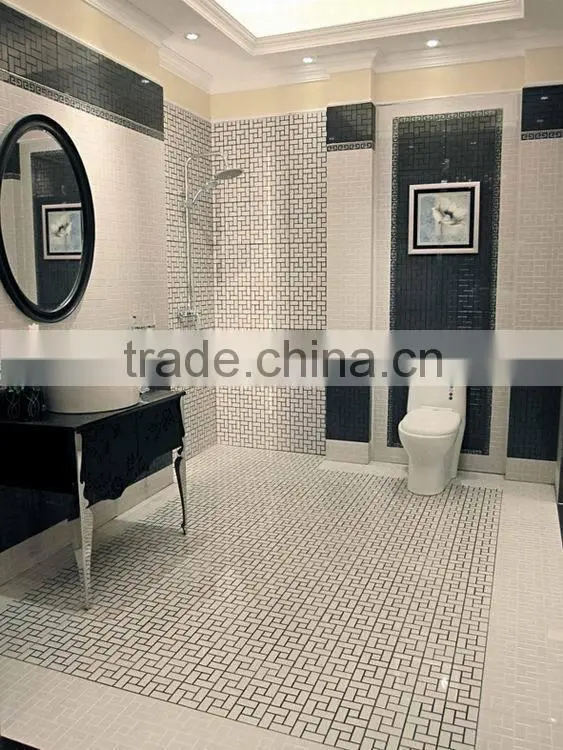 grid shape floor and wall ceramic tiles