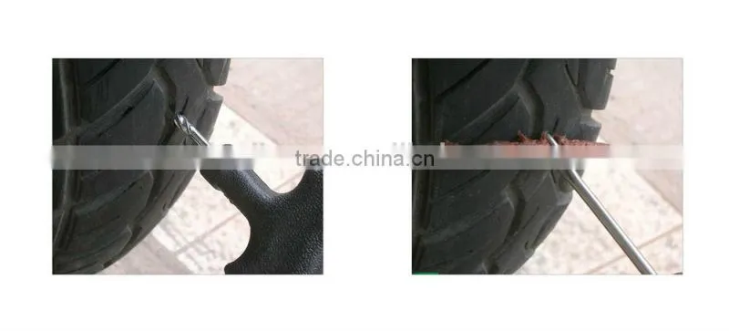 6 PC AUTO CAR TUBELESS TIRE REPAIR PLUG PATCH TOOL KIT