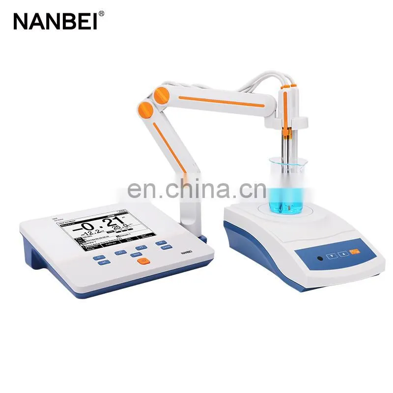 NANBEI Lab Portable Benchtop ISE Temperature mV ORP pX pH Ion Meter Tester