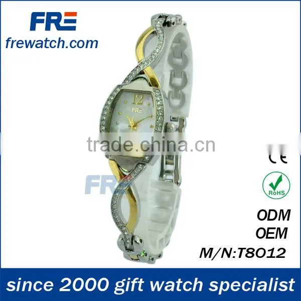 T8004 #hollow design fashion copper band watch