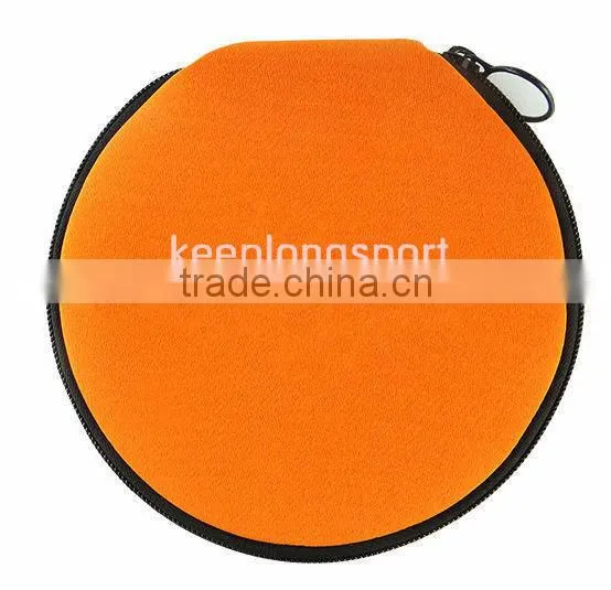 Soft and durable neoprene CD bag with lanyard