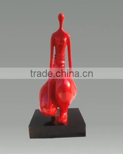 Nude Female Bronze Sculpture Squat woman Modern Bronze Sculpture Urban Statue