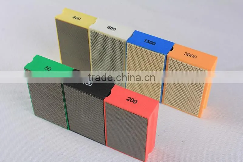 diamond hand polishing pad