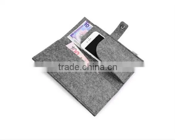 Latest design ladies purse felt purse designer purse