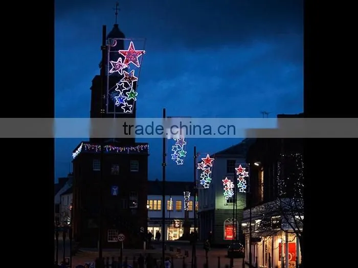 Outdoor holiday decoration LED Motif Light/pole lamp street decoration