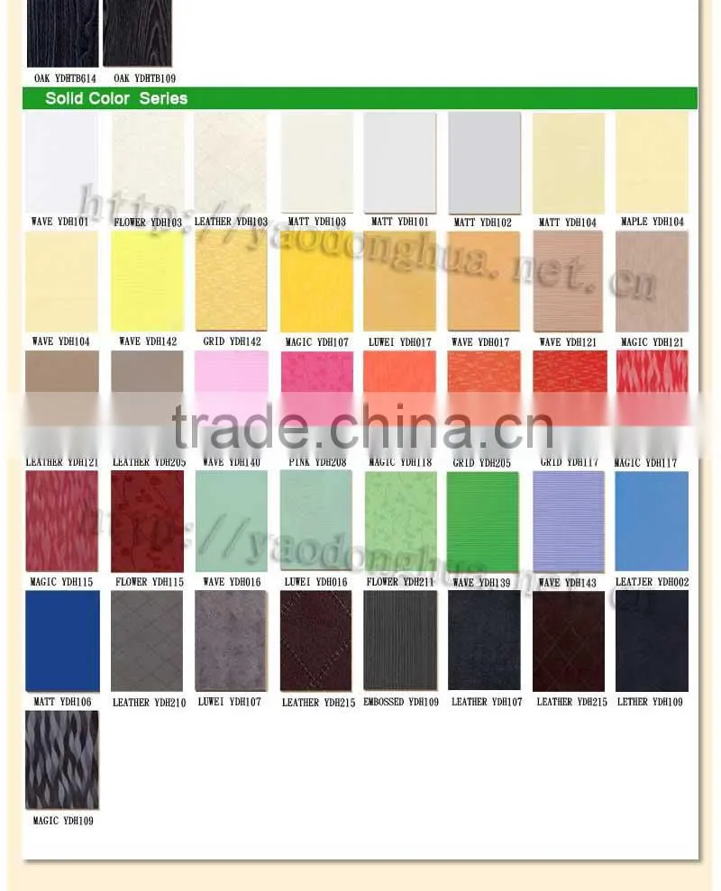 Melamine MDF Board Laminated For Furniture/Office Desk High Quality Melamine MDF Board