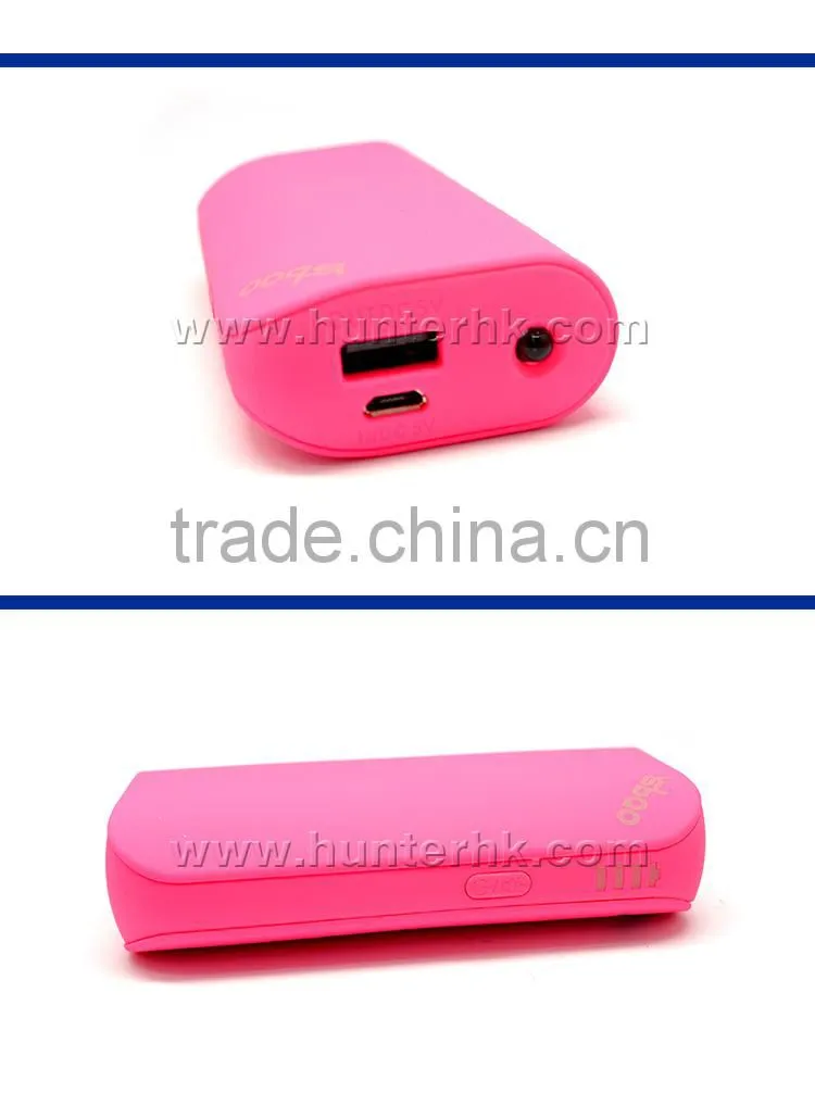 Gloss Finished 5200 MAH Colorful Charger Power Bank
