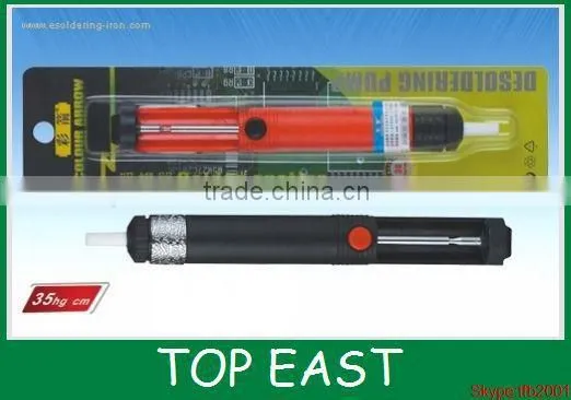 High quality Solder Sucker Desoldering Vacuum Pump Solder Removal Tool Blue