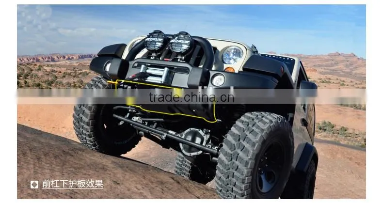 AEV Radiator skid plate front bumper plate For Jeep Wrangler JK 2007+ Accessories