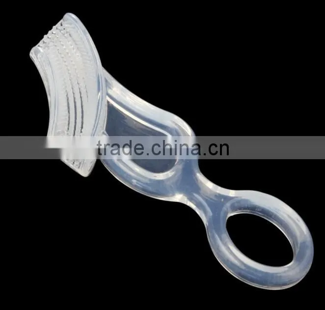 Wholesale FDA&LFGB Silicone Baby Bendable Training Toothbrush