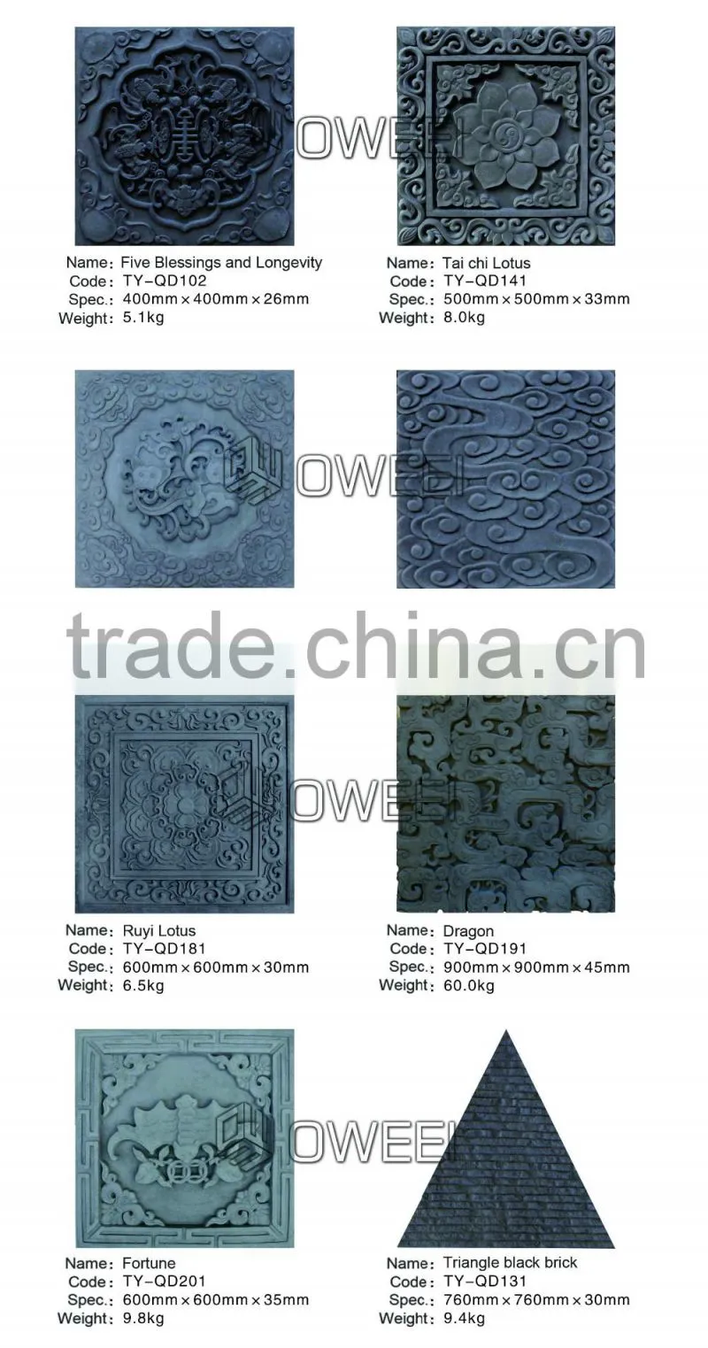 2016 new decorative chinese wall bricks