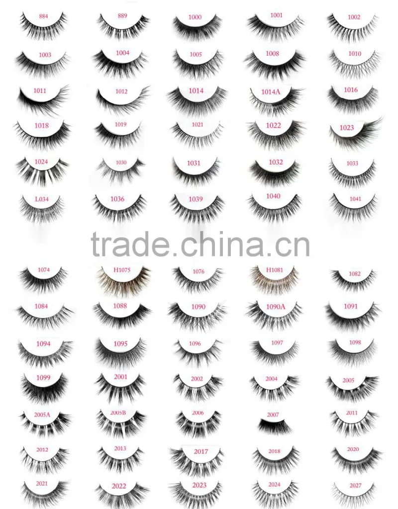 private label horse fur lashes, 3d mink eyelashes,mink strip eyelashes mink the eyelash extension