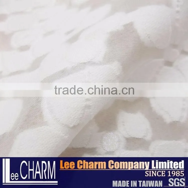 Metallic Petals Pattern Fashion Apparel Jacquard Fabric
