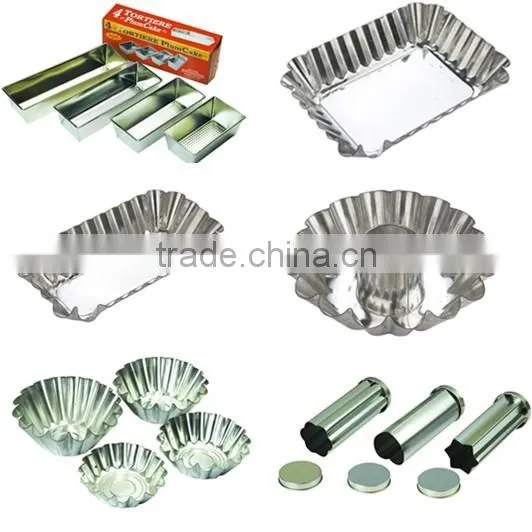 Kitchen bakeware tube cake pan metal tin baking mold for cake