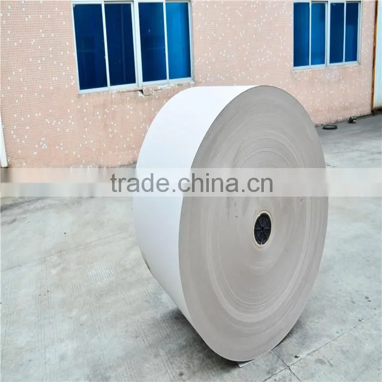 Recycled mixed pulp manila board ,white paper with gery back paper factory/mill /manufacturer in China