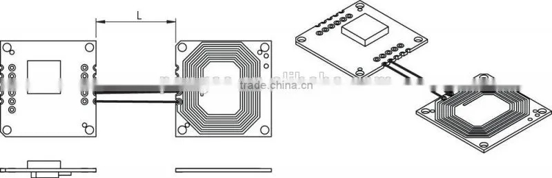 RFID 13.56MHz smart card read module