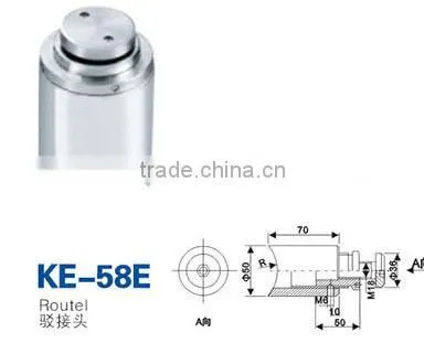 90/180 degree 2 Claw spider glass system, glass spider fitting