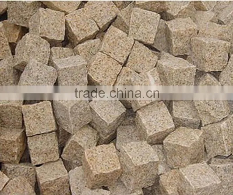 Tumbled Granite Cube Stone Paving