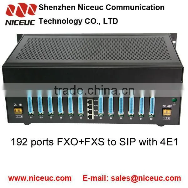 Niceuc 96 ports FXS analog SIP VoIP gateway