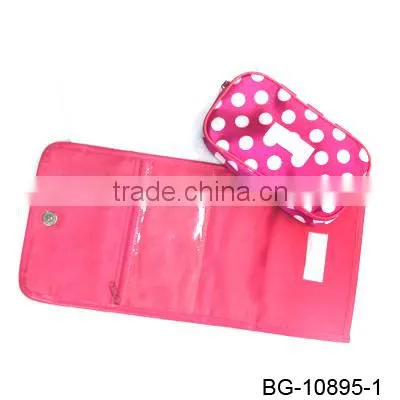 Hot Selling Fashion Polyester Ladies designer Cosmetic Bags