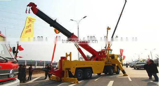 Sinotruck HOWO 8*4 platform road wrecker truck