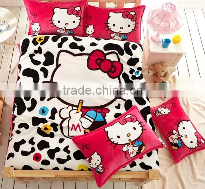custom printed baby 3d bedding set