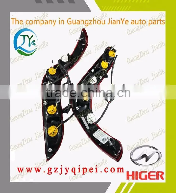 Hot sale KLQ6798 Higer bus parts left and right red combination tail light rear lamps 24V