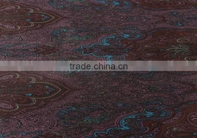 digital printed textiles 97%cotton 3%spandex woven twill fabric for pants