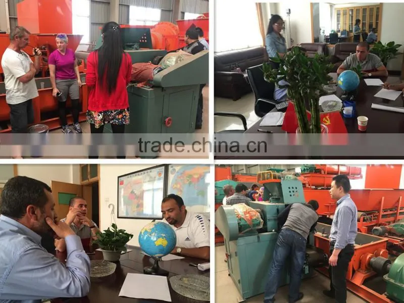 High density coal ash briquette press machine