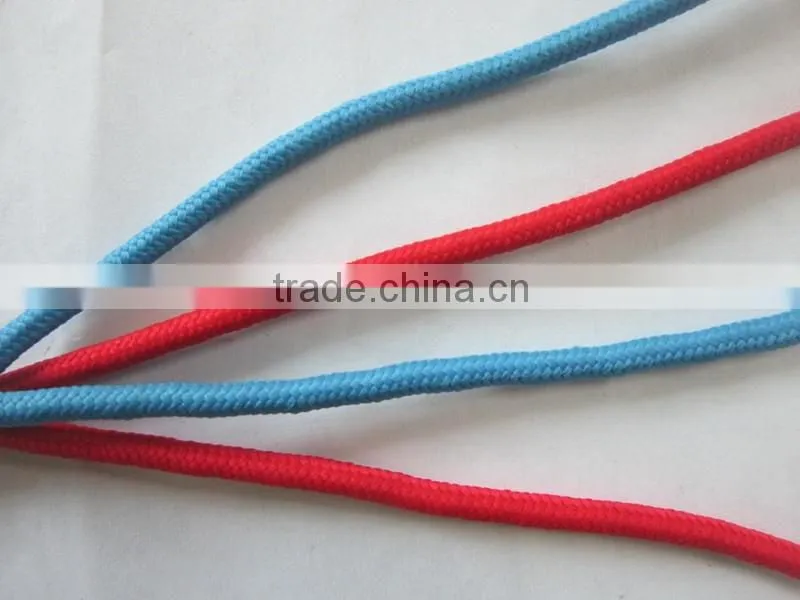 2016 garment/bag/shoe use braided coloured twisted cord rope