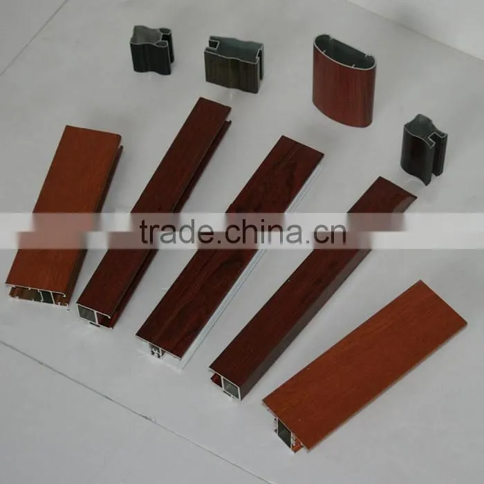 aluminium 6061-t5 alloy with wooden grain