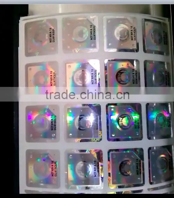 High Anti-counterfeiting Holographic Labels