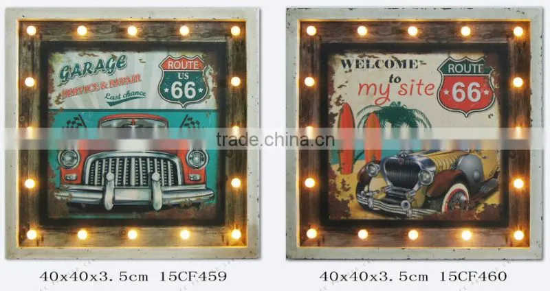 LED car LED pictures LED wall decor Modern Wall Art living room decoration LED family design