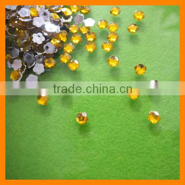 Gold Fashion Flower Rhinestone Designs