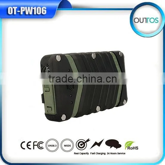 most professional power bank waterproof ,portable battery phone charger,
