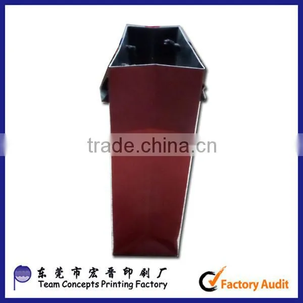 France luxury paper wine bag made in China