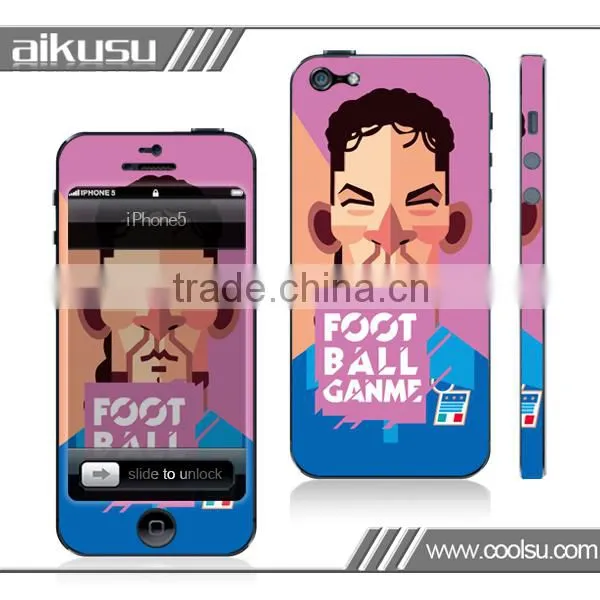 wholesale factory luxury color printing 3M skin covers for iphone 5s 5 case