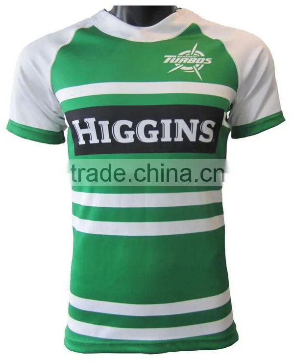 white green striped soccer jersey with name/logo/number