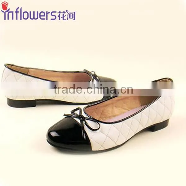 Wholesale OEM ODM genuine leather flat shoes middle-aged women shoes flat shoes