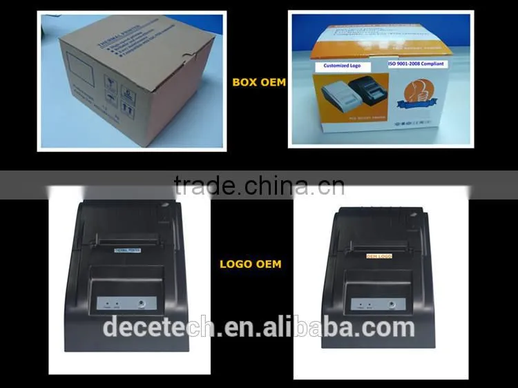 (Dc-58H 2 Inch) 56mm~ 60mm Receipt And Ticket Kiosk Thermal Printer