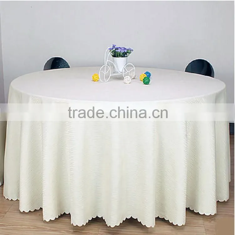 2015 Cheap PVC Wedding Table Cloth for Hotel